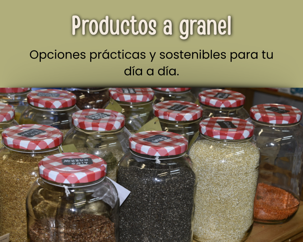 Productos a granel en La Ventana de Ziortza para una compra más sostenible