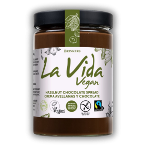 Crema de chocolate con avellanas vegana La Vida Vegan 600 g