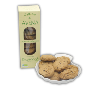 Galletas de avena y nibs de cacao Biogredos 200 g