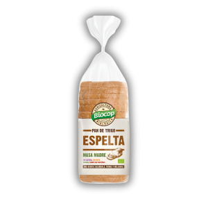 Pan de molde de trigo espelta con masa madre Biocop 400 g