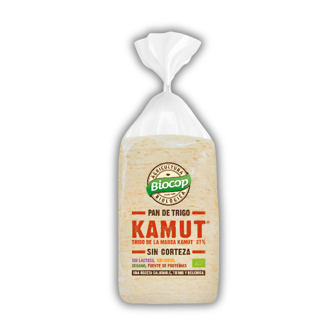 Pan de molde Kamut® sin corteza Biocop 300 g