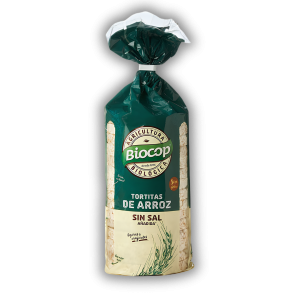 Tortitas de arroz sin sal Biocop 200 g