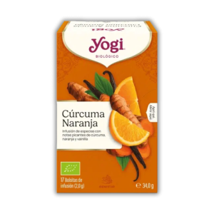 Yogi Tea Cúrcuma Naranja 17 bolsitas