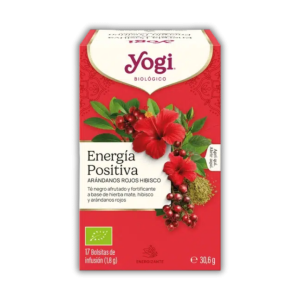 Yogi Tea Energía Positiva Arándanos Rojos Hibisco 17 bolsitas